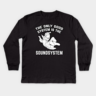 Soundsystem Tekno 23 Astronaut Kids Long Sleeve T-Shirt